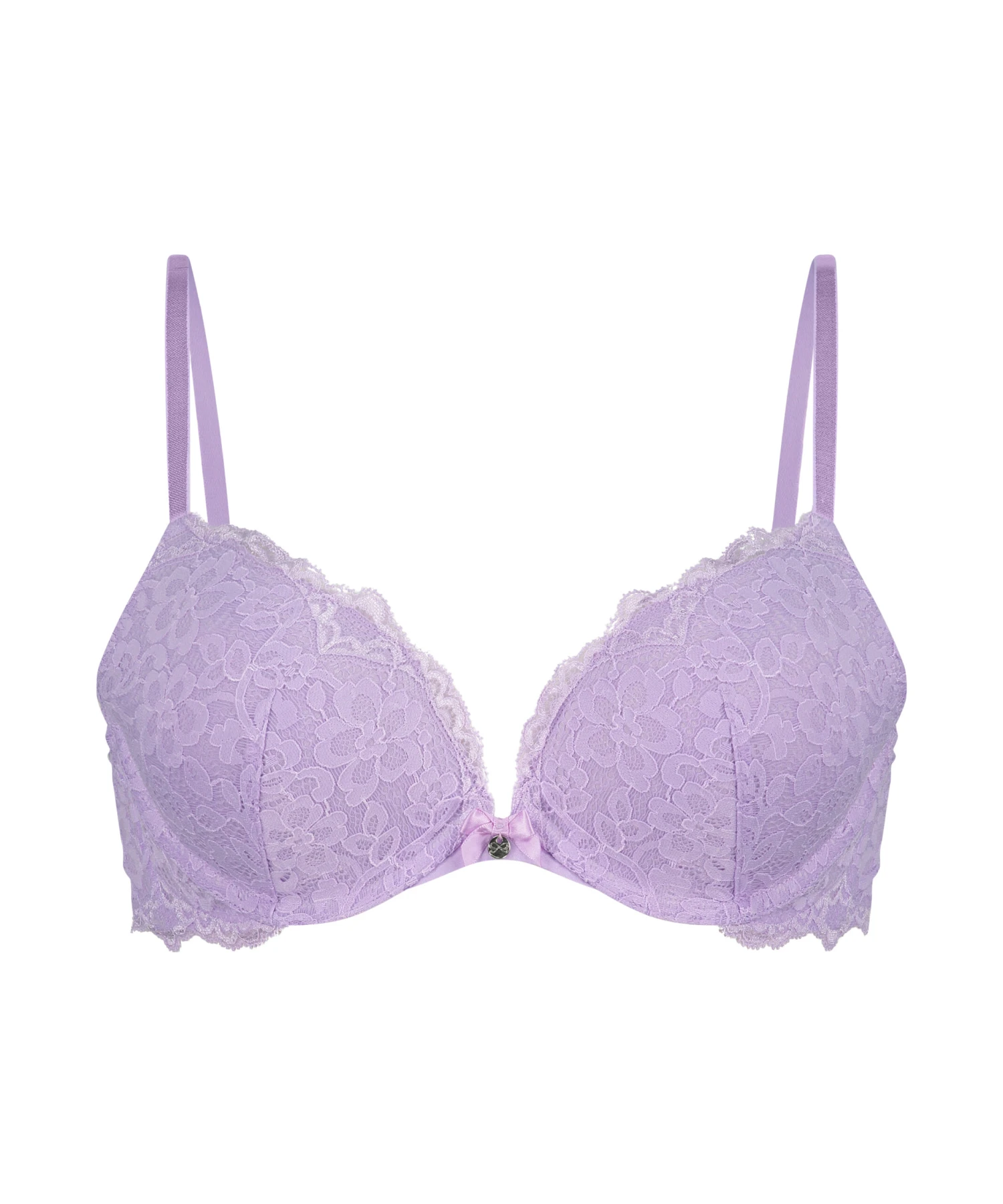 Marine Padded Underwired Push-Up Bra - Purple 5 Marine Padded Underwired Push-Up Bra - Purple - Image 5