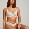 Daisy Non-Padded Underwired Bra - White