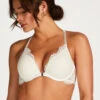 Daisy Padded Underwired Push-Up Bra - White