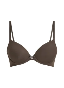 Plunge Padded Underwired Bra - Brown -Deals Bare Bralettes Store 202106 5 scaled