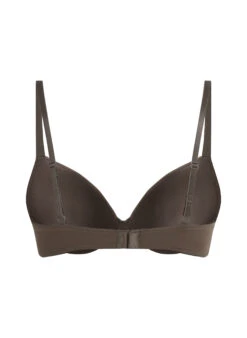Plunge Padded Underwired Bra - Brown -Deals Bare Bralettes Store 202106 6