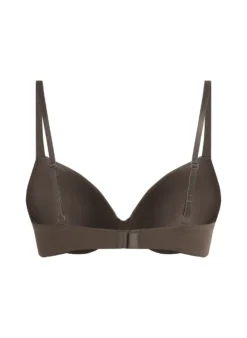 Plunge Padded Underwired Bra - Brown -Deals Bare Bralettes Store 202106 6 scaled