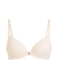 Plunge Padded Underwired Bra - Beige -Deals Bare Bralettes Store 202107 5