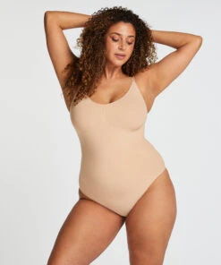 Seamless Enhancing High Leg Body - Beige 10 Seamless Enhancing High Leg Body - Beige -Deals Bare Bralettes Store 202133 12