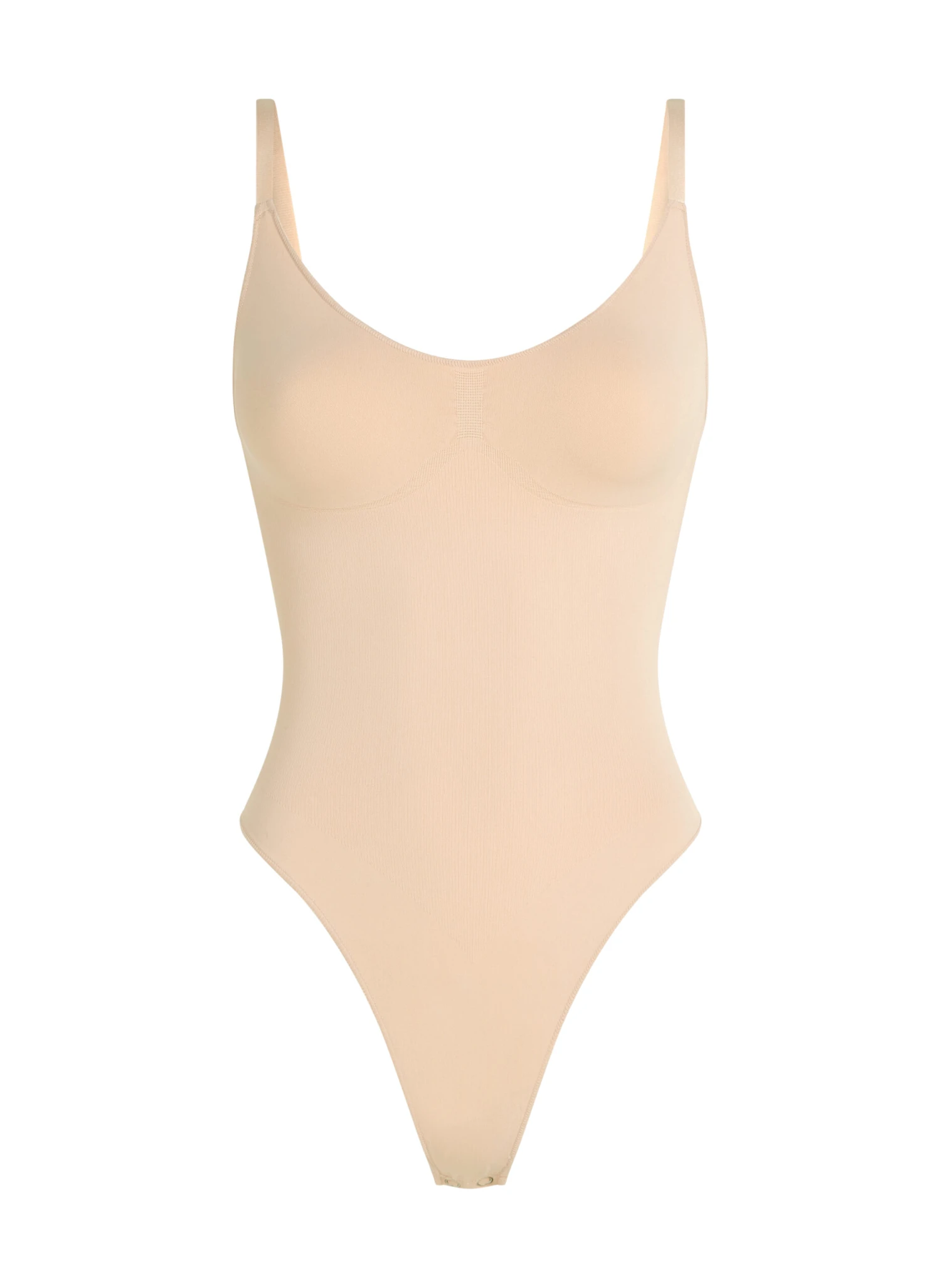 Seamless Enhancing High Leg Body - Beige 6 Seamless Enhancing High Leg Body - Beige - Image 6