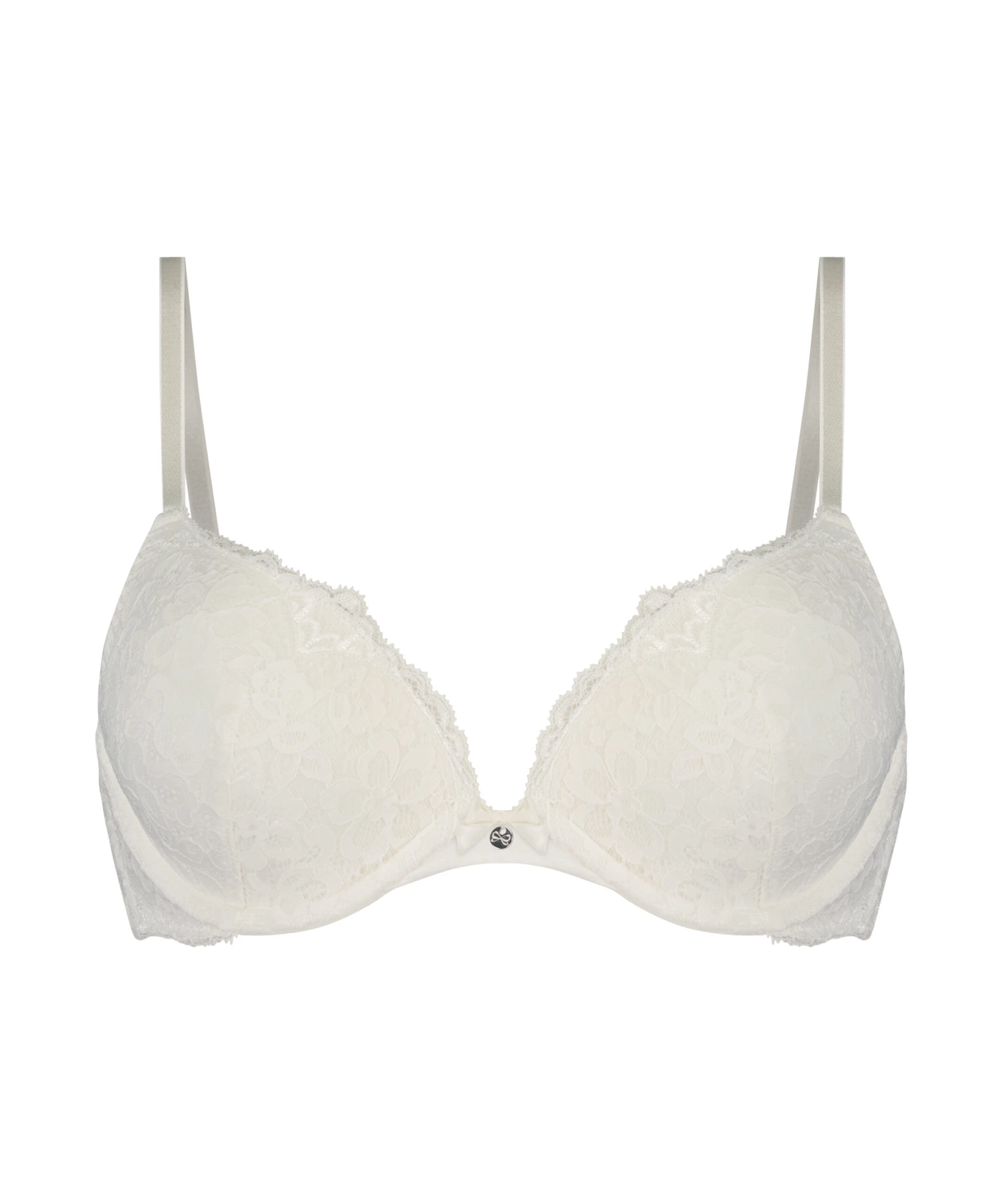 Marine Padded Underwired Push-Up Bra - White 5 Marine Padded Underwired Push-Up Bra - White - Image 5