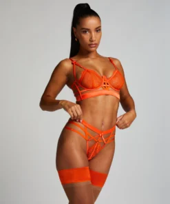 Mitzy Non-Padded Underwired Longline Bra - Orange 8 Mitzy Non-Padded Underwired Longline Bra - Orange -Deals Bare Bralettes Store 202534 3 scaled