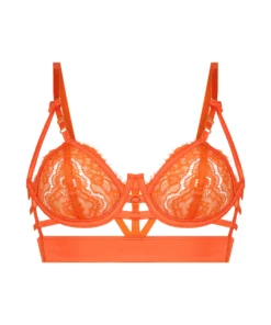 Mitzy Non-Padded Underwired Longline Bra - Orange 10 Mitzy Non-Padded Underwired Longline Bra - Orange -Deals Bare Bralettes Store 202534 5 scaled