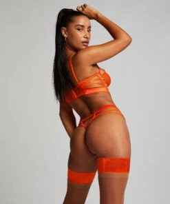 Mitzy Thong - Orange 7 Mitzy Thong - Orange -Deals Bare Bralettes Store 202535 4