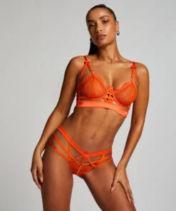 Mitzy Open Crotch Brazilian - Orange