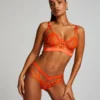 Mitzy Open Crotch Brazilian - Orange