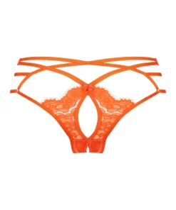 Mitzy Open Crotch Brazilian - Orange -Deals Bare Bralettes Store 202536 6 scaled