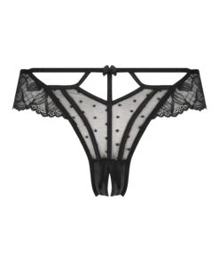 Lulu Open Crotch Brazilian - Black -Deals Bare Bralettes Store 202541 5