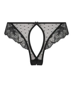 Lulu Open Crotch Brazilian - Black -Deals Bare Bralettes Store 202541 6