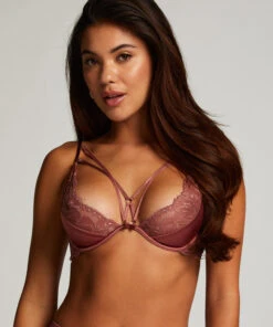 Extrovert Non-Padded Underwired Bra - Brown