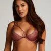 Extrovert Non-Padded Underwired Bra - Brown