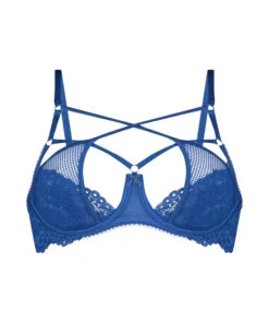 Anna Non-Padded Underwired Bra - Blue -Deals Bare Bralettes Store 202559 5