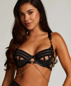 Domantrix Non-Padded Underwired Bra - Black