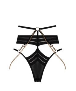 Domantrix Thong - Black 8 Domantrix Thong - Black -Deals Bare Bralettes Store 202565 5