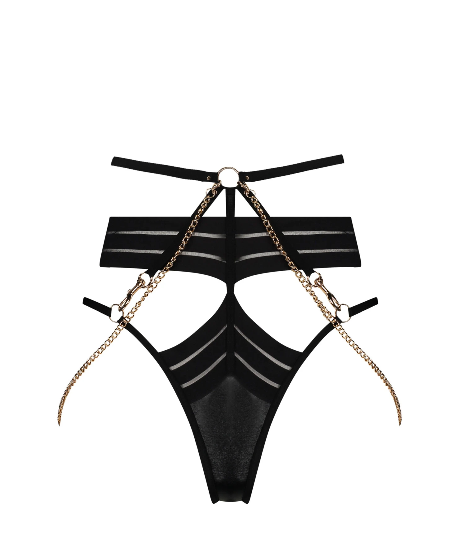 Domantrix Thong - Black 4 Domantrix Thong - Black - Image 4