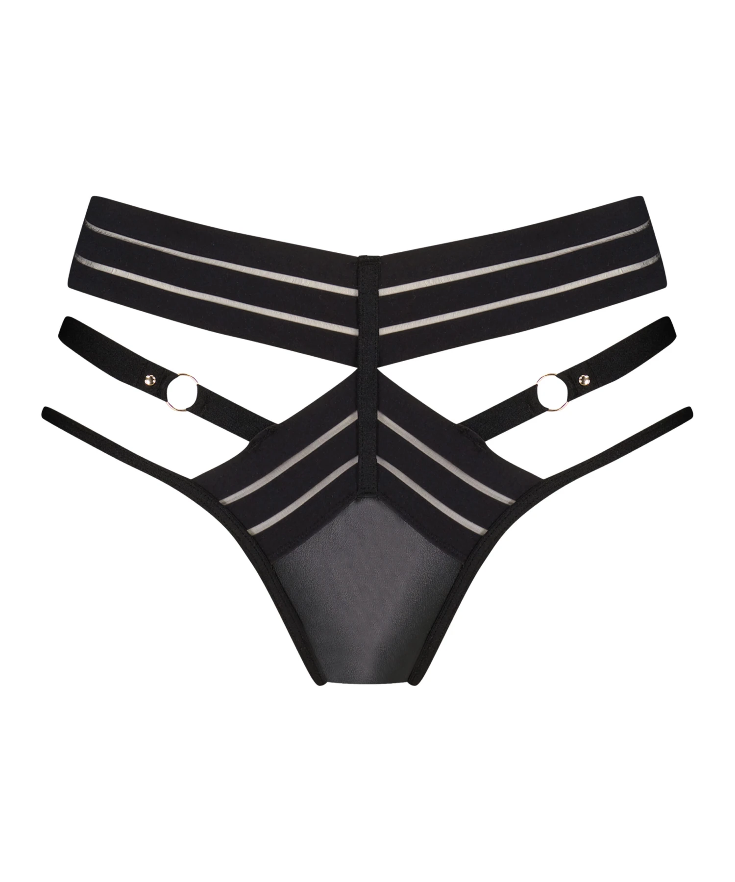 Domantrix Open Crotch Brazilian - Black 4 Domantrix Open Crotch Brazilian - Black - Image 4
