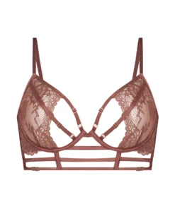 Roxanne Non-Padded Underwired Longline Bra - Brown -Deals Bare Bralettes Store 202570 5 scaled