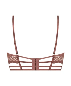 Roxanne Non-Padded Underwired Longline Bra - Brown -Deals Bare Bralettes Store 202570 6 scaled