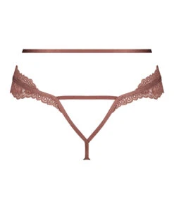 Roxanne Thong - Brown -Deals Bare Bralettes Store 202571 6