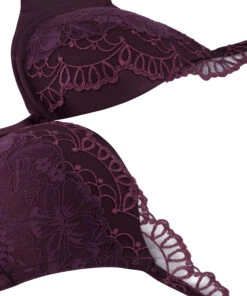 Samra Padded Underwired Push-Up Bra - Purple 11 Samra Padded Underwired Push-Up Bra - Purple -Deals Bare Bralettes Store 202583 16