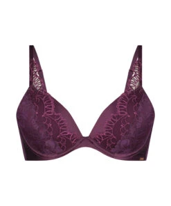 Samra Padded Underwired Push-Up Bra - Purple 12 Samra Padded Underwired Push-Up Bra - Purple -Deals Bare Bralettes Store 202583 5