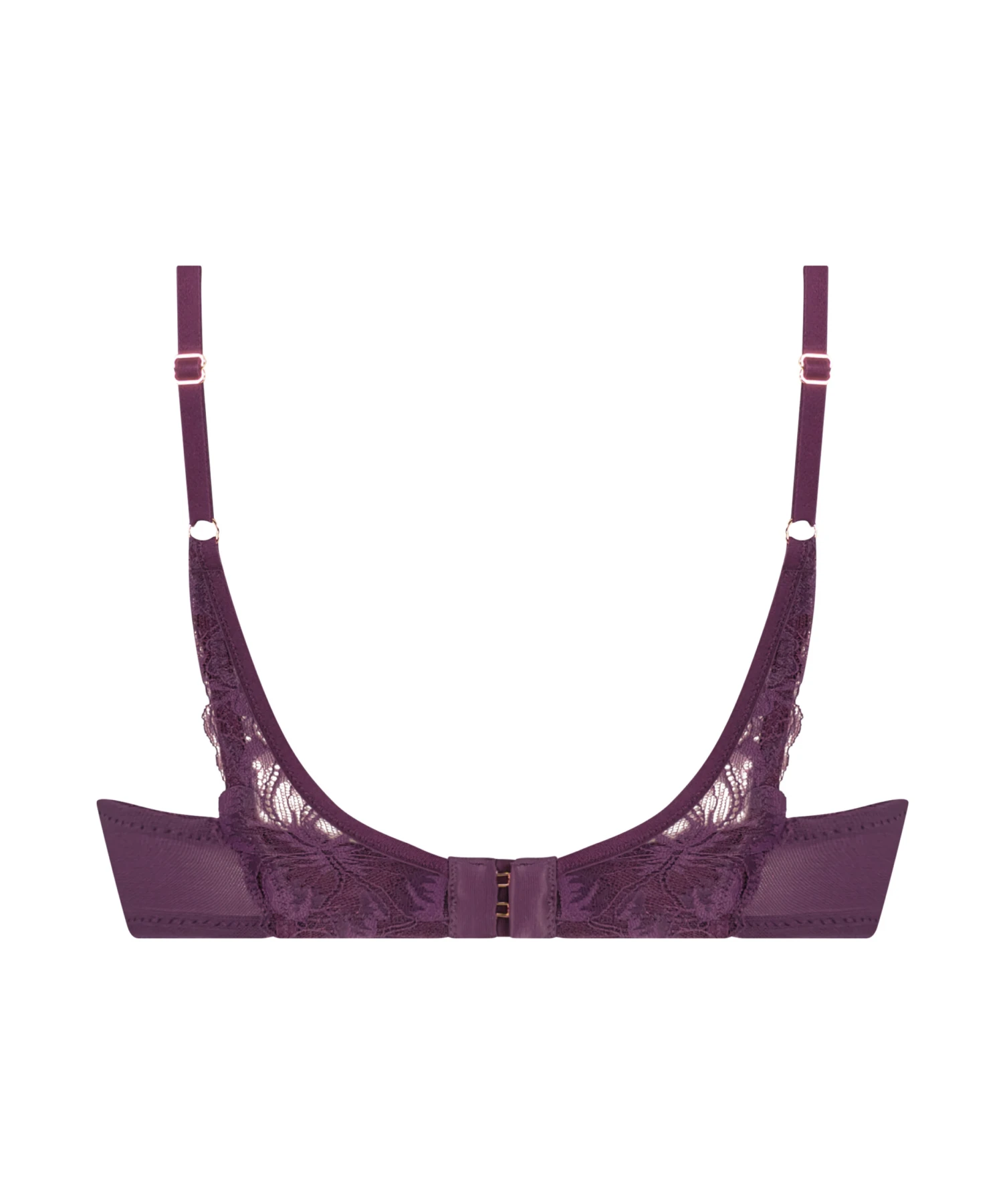 Samra Padded Underwired Push-Up Bra - Purple 7 Samra Padded Underwired Push-Up Bra - Purple - Image 7