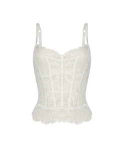 Cesca Bustier - White -Deals Bare Bralettes Store 202598 5