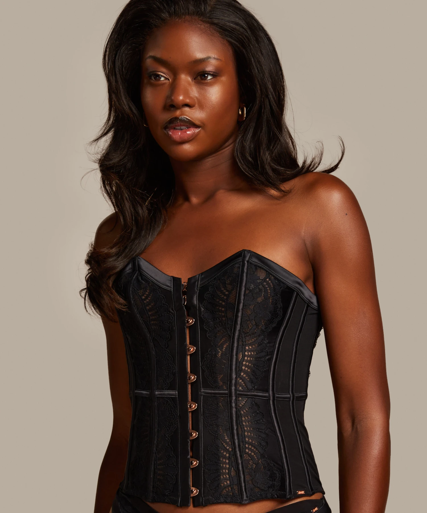 Akelei Bustier - Black 1 Akelei Bustier - Black