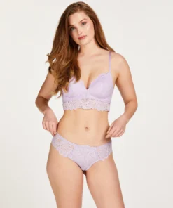 Shiloh Padded Non-wired Longline Bra - Purple -Deals Bare Bralettes Store 202608 3 scaled