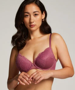 Bliss Padded Underwired Bra - Purple