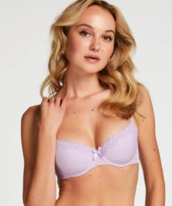 Lola Padded Underwired Bra - Purple
