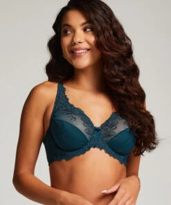 Diva Non-Padded Underwired Bra - Blue