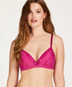 Bessie Padded Non-Wired Bra - Pink