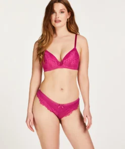 Bessie Padded Non-Wired Bra - Pink -Deals Bare Bralettes Store 202655 3 scaled