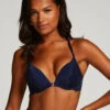 Kimberley Padded Underwired Push-Up Bra - Blue