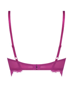 Saffron Padded Underwired Longline Bra - Pink -Deals Bare Bralettes Store 202668 6 scaled