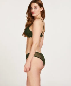 Daisy Padded Underwired Maximizer Bra - Green -Deals Bare Bralettes Store 202683 4