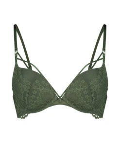 Daisy Padded Underwired Maximizer Bra - Green -Deals Bare Bralettes Store 202683 5