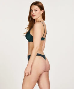 Marine Padded Underwired Push-Up Bra - Green 9 Marine Padded Underwired Push-Up Bra - Green -Deals Bare Bralettes Store 202699 4