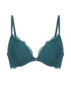 Marine Padded Underwired Push-Up Bra - Green 10 Marine Padded Underwired Push-Up Bra - Green -Deals Bare Bralettes Store 202699 5