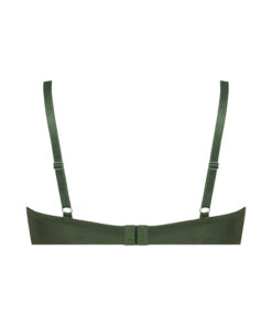 Plunge Padded Underwired Bra - Green -Deals Bare Bralettes Store 202711 6