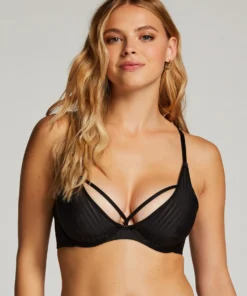 Dana Half-Padded Cup Underwired Bra - Black