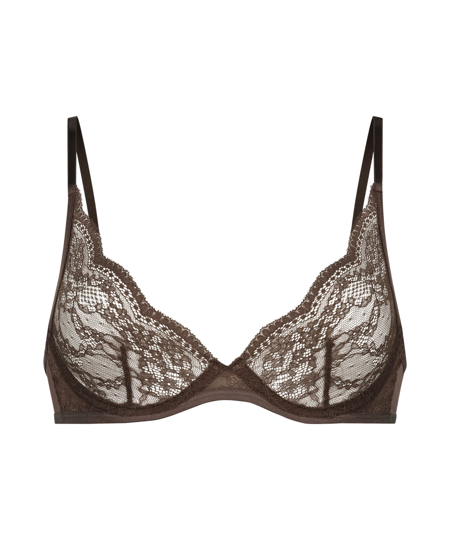 Isabelle Non-Padded Underwired Bra - Brown 6 Isabelle Non-Padded Underwired Bra - Brown - Image 6