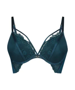 Riri Padded Underwired Push-Up Bra - Blue -Deals Bare Bralettes Store 202728 5 scaled