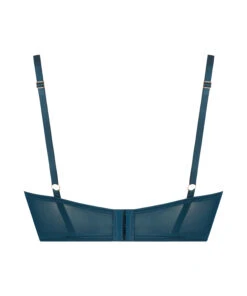 Riri Padded Underwired Push-Up Bra - Blue 11 Riri Padded Underwired Push-Up Bra - Blue -Deals Bare Bralettes Store 202728 6